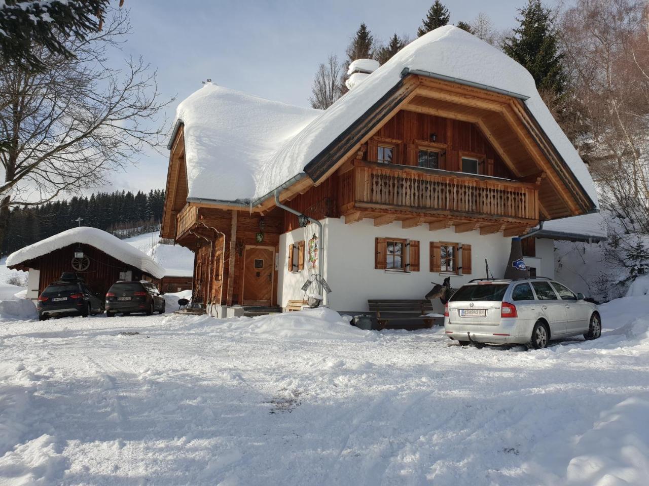 Villa Waldheimathütte Sankt Kathrein am Hauenstein Exterior foto